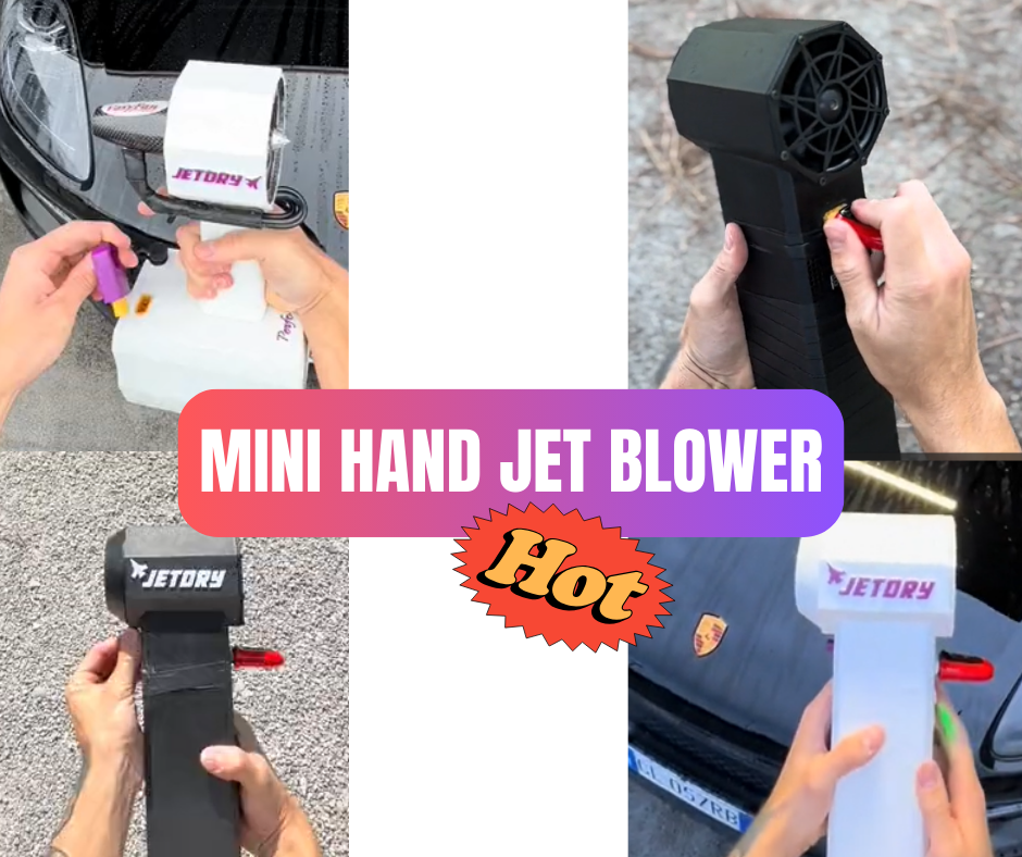 JETDRY - Mini Hand Jet Blower for drying cars or household cleaning HIT -  HomeTech Blend